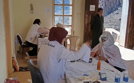 حملة طبية متعددة التخصصات تحط الرحال بأعالي جبال اشتوكة ايت باها