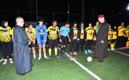 تزنيت .. عامل الإقليم  ورئيس المجلس الإقليمي  يعطيان الانطلاقة الرسمية للدوري الرمضاني لكرة القدم في نسخته الـ18