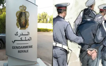 شتوكة ايت باها: الدرك الملكي  يوقف المشتبه فيه الذي أطلق النار واستهدف دركيا بسيدي بيبي