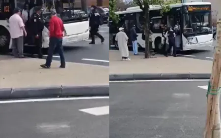 نزاع في الشارع العام بين شرطية وسائق حافلة.. ولاية أمن الرباط تفتح بحثاً إدارياً
