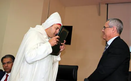 تنصيب السيد مولاي هشام المدغري العلوي عاملا على إقليم خريبكة