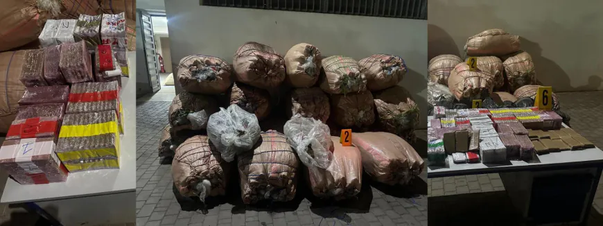تفكيك شبكة لترويج المخدرات بين سطات وخريبكة وابن أحمد وحجز أزيد من طن ونصف من الكيف والشيرا