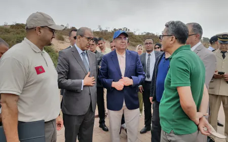 زيارة ميدانية رفيعة المستوى لتثبيت الكثبان الرملية وتنمية السياحة الإيكولوجية بجماعة سيدي وساي