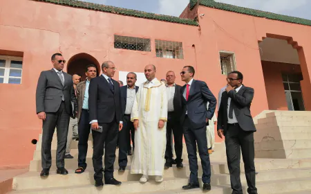 عامل إقليم اشتوكة في زيارة ميدانية لسيدي واساي: تتبع المشاريع التنموية وتفاعل مع انتظارات الساكنة