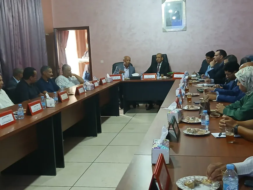 ايت اعميرة. الخزان الفلاحي للمغرب عامل الاقليم يستعرض واقع وتحديات العمل التنموي بالجماعة
