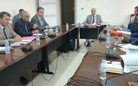 عامل الإقليم يترأس اجتماعا لتدارس وضعية مشاريع شركة العمران بالإقليم.