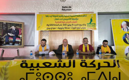 الشبيبة الحركية بإقليم اشتوكة آيت باها تعقد مؤتمرها التأسيسي تحت شعار "الشباب الحركي قوة اقتراحية"