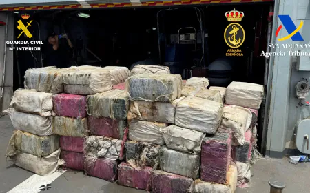 الأمن المغربي يشارك بشكل حاسم في اعتراض باخرة دولية تنقل شحنة كوكايين قياسية