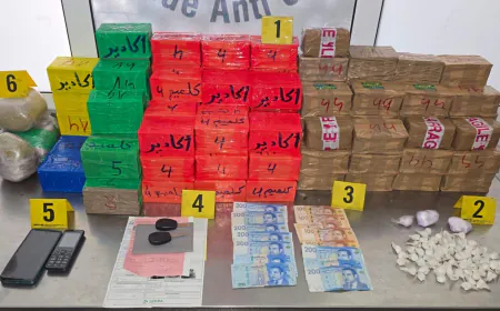 عملية نوعية بأكادير: حجز 63 كلغ من الشيرا و140 غراما من الكوكايين على متن سيارة