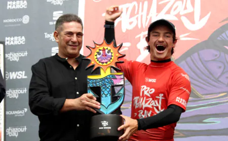 الوالي سعيد أمزازي يشرف على اختتام منافسة “Pro Taghazout Bay QS 4000” بشاطئ أنزا