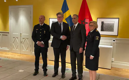 السيد حموشي يقوم بزيارة عمل إلى مملكة السويد