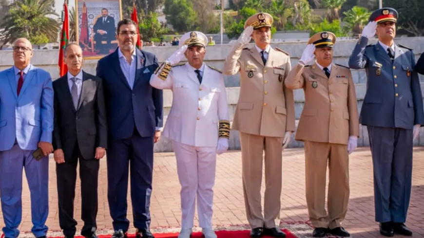 والي جهة سوس ماسة يترأس تحية العلم بأكادير احتفاءً بعيد الوحدة